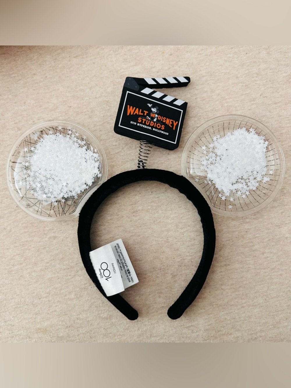 Disney 100 Walt Disney Studios Movieland Mickey Mouse Ears Headband